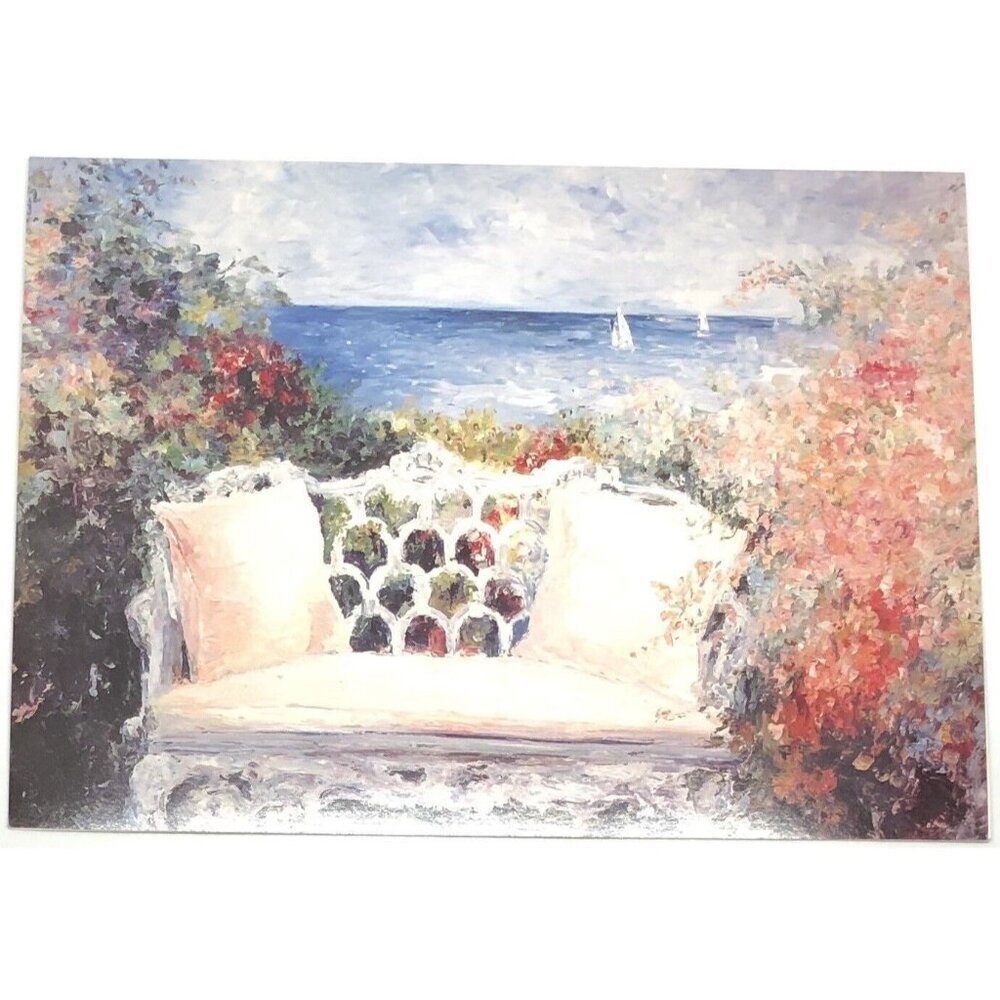 5"x6.75" Note Card Print COMFORT AND VIEW Texas Oil Painter HENRIETTA MILAN 1990